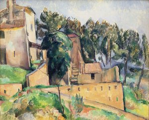 Huset ved Bellevue, 1890-92 af Paul Cézanne