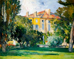 Huset ved Jas de Bouffan, 1882-85 af Paul Cézanne