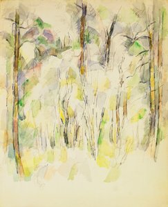 Skovscene, ca. 1900-1904 af Paul Cézanne