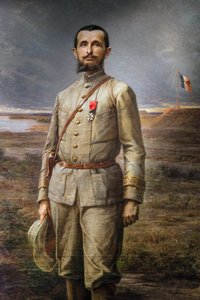 detalje af maleriet "" Commander Marchand"" (Jean Baptiste - Jean-Baptiste Marchand