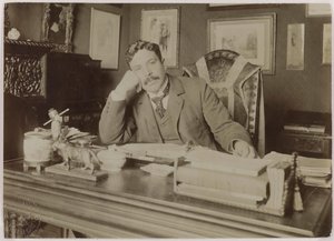 Portræt af Maurice Donnay 1859-1945, ca. 1890. af Paul Dornac