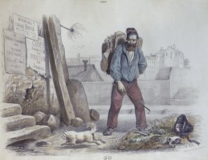 Udsultet mand under Pariserkommunen af Paul Edmond Henry