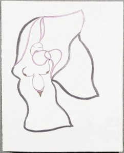 Kvinde-Blomst (Tegning af Paul Eluard