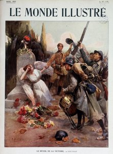 The Revival of Victory, allegorisk maleri af Boutigny - i "" Le Monde Illustré", julen 1915 af Paul Émile Boutigny