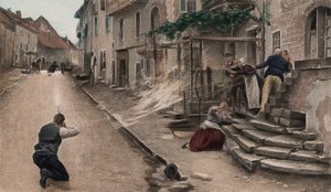 A Brave (farvefotogravure) af Paul Émile Boutigny