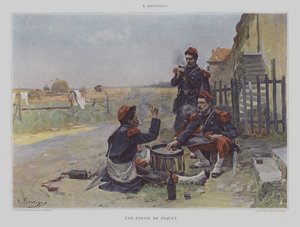 Et spil Piquet af Paul Émile Boutigny