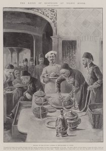Mistankens regeringstid ved Yildiz Kiosk af Paul Frenzeny