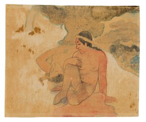 Aha oe feii? (Hvad! Er du jaloux?) af Paul Gauguin