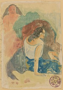 Arearea no Varua Ino (Worte des Teufels) [recto] af Paul Gauguin