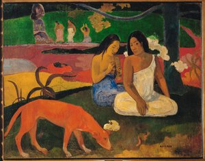 Arearea eller Joyeusetes (olie på lærred) af Paul Gauguin