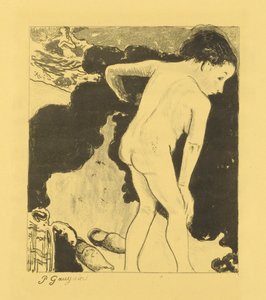 Badegæster i Bretagne af Paul Gauguin
