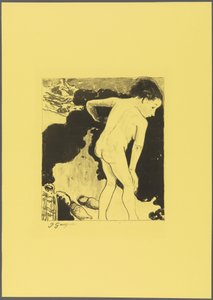 Badende in der Bretagne, aus der "Volpini Suite: Dessins lithographiques" af Paul Gauguin