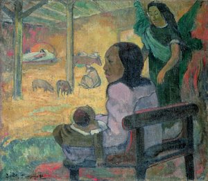 Be Be (Fødselen) af Paul Gauguin
