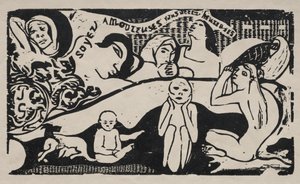 Vær forelsket, og du vil være lykkelig. af Paul Gauguin