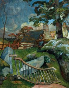 Porten (svinehyrinden) af Paul Gauguin