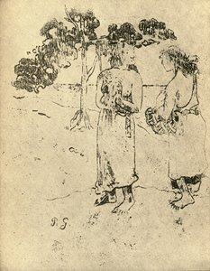 Tegning, 1936 af Paul Gauguin