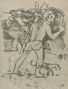 Tegning, 1936 af Paul Gauguin