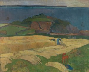 Ernte (Le Pouldu). 1890 af Paul Gauguin