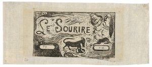 Ræv, Buster af to kvinder og en kanin, hovedstykke til Le sourire af Paul Gauguin