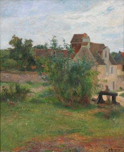 Fransk: La Ferme de Busagny à Osny Busagny Farm, Osny af Paul Gauguin