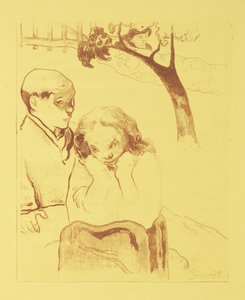 Menneskelig elendighed, 1889 af Paul Gauguin