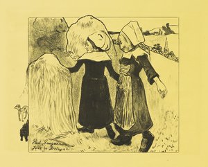 Bretagnes glæde, 1889 af Paul Gauguin