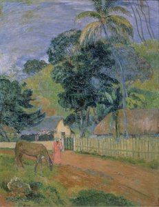 Landskab af Paul Gauguin