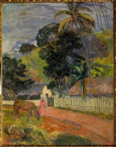 landskab af Paul Gauguin