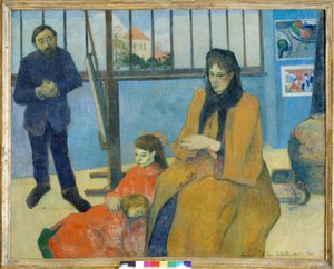 Schuffeneckers værksted af Paul Gauguin