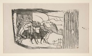 Le Calvaire Breton [Wayside Shrine i Bretagne] af Paul Gauguin