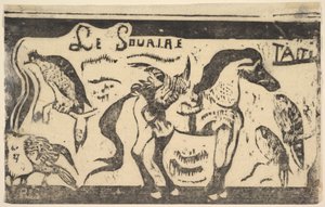 Smilet, Tahiti Smil, Tahiti, december 1899. af Paul Gauguin