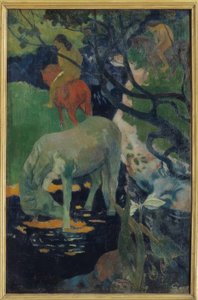 Den Hvide Hest af Paul Gauguin