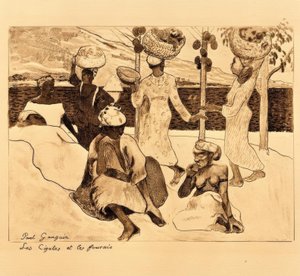 Cikader og myrer af Paul Gauguin
