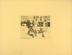 Græshopper og myrer - Souvenir fra Martinique af Paul Gauguin