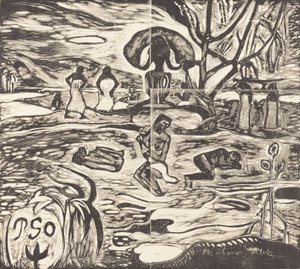 Mahana Atua The Food of the Gods, 18941895. af Paul Gauguin