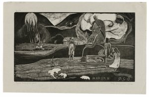 Maruru (Offerings of Gratitude), fra Noa Noa Suite af Paul Gauguin