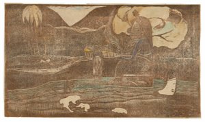 Maruru (taknemmelighedsgaver), fra Noa Noa-suiten af Paul Gauguin