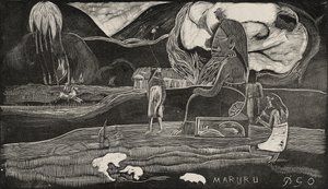Maruru (Taknemmelighedstilbud) af Paul Gauguin