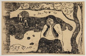 Menneskelig elendighed. af Paul Gauguin