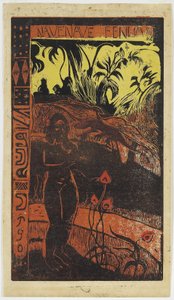 Nave Nave Fenua fra Noa Noa serien af Paul Gauguin
