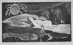Bare: evig nat, 1893-94. af Paul Gauguin