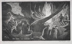 Noah Noah; The Devil Speaks (Mahna No Varua Ino) af Paul Gauguin