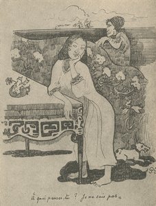Hvad tænker du, ved jeg ikke, 1936 af Paul Gauguin