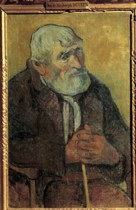 Gammel mand med stok af Paul Gauguin (1848-1903) 1890 af Paul Gauguin