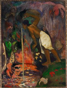Pape Moe (olie på lærred) af Paul Gauguin