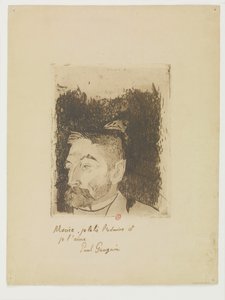 Portræt af Stéphane Mallarmé af Paul Gauguin