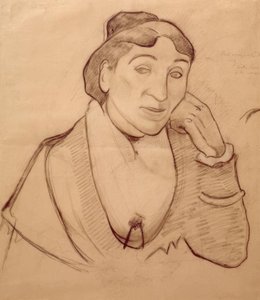 Portræt af Arlesienne af Paul Gauguin