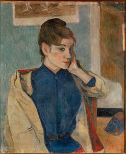 Portræt af Madeleine Bernard (olie på lærred) af Paul Gauguin