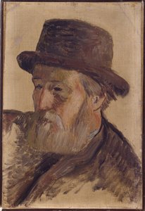 Portræt af en mand, ca. 1880 (olie på lærred) af Paul Gauguin