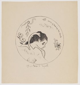 Grundprojekt af Paul Gauguin